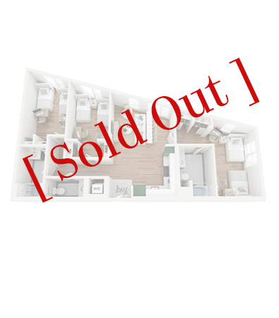 E – 3 Bedrooms – Sold Out