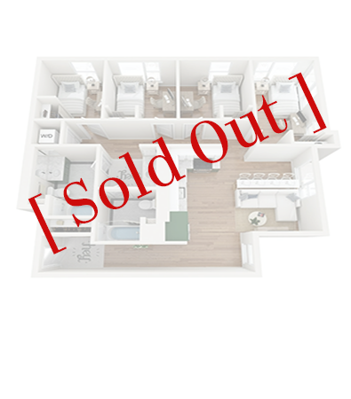 A – 4 Bedrooms – Sold Out