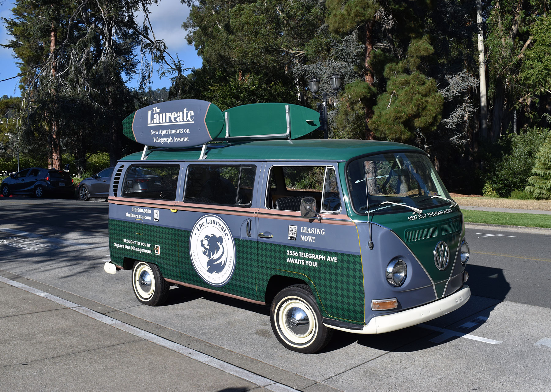 The Laureate mobile leasing bus